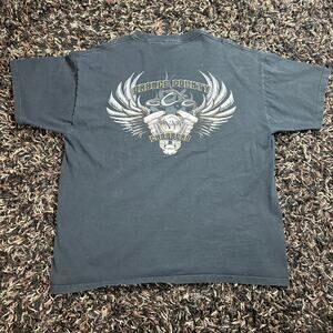 VINTAGE Orange County Choppers Shirt Mens XL Black OCC New York Y2K